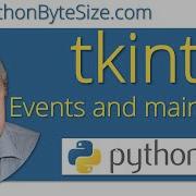 Tkinter Events And Mainloop