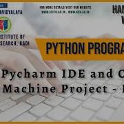 Session 11 The Pycharm IDE And Coffee Machine Project Part 1 Workshop On Python Programming