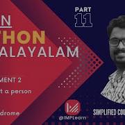 Assignment 2 Functions Learn Python In Malayalam Lecture 11