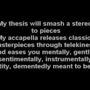 Eminem Infinite W Lyrics
