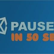 How To Pause Your Unity Game Unity Snippets 01