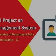 Laravel Project On Visitor Management System DataTables Server Side Processing Of Department Data