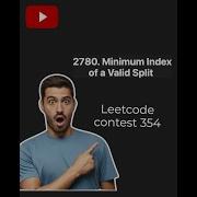2780 Minimum Index Of A Valid Split