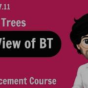 Left View Of Binary Trees C Placement Course Lecture 27 11