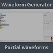 Waveform Generator Partial Waveforms