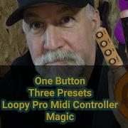 Одна кнопка три предустановки в Loopy Pro