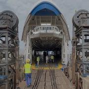Loading The Train Ferry To Sicily