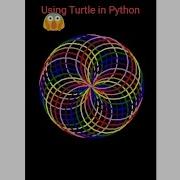 Colored Flower By Circles Using Turtle In Python Tretaion Shorts Python Programming