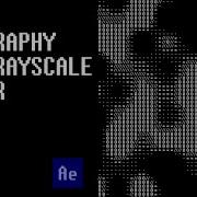 ASCII Typography And Grayscale Shader After Effects Tutorial