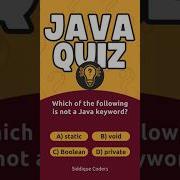 Java Quiz Daily 01 Test Your Java Skills