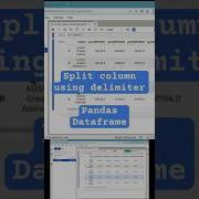 Split A Column Based On Delimiter In A Pandas Dataframe Datacleaning Dataprocessing Python