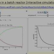 Series Reaction In A Batch Reactor Interactive Simulation