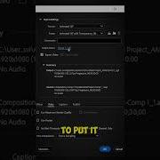 How To Export GIF In After Effects
