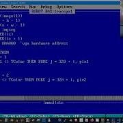 QBasic QuickBasic Transparent PUT Image Command Day 10