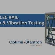 Optima Stantron CENELEC Rail Shock N Vibration Testing Video