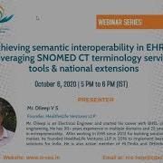 NRCeS Webinar On Semantic Interoperability In EHR