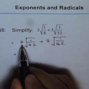 Simplify Square Roots With Fractions Q8