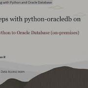 Video 8 Install Python Oracledb On Linux Connect To Oracle Database On Premises