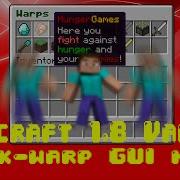 Minecraft Vanilla Warp GUI