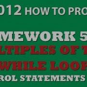 5 33 C Multiples Of 2 Using While Loops And Math Pow