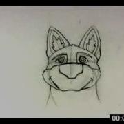 Dog Animation Head Turn Pencil Test
