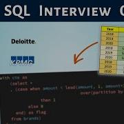 Practice SQL Interview Query Big 4 Interview Question