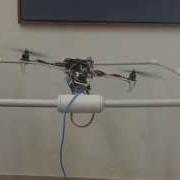Quadrotor On Test Bed With 2 DOF