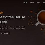 Responsive Coffee Website Using HTML And CSS Responsive Website Using HTML CSS Coffee Website