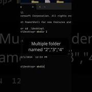 How To Create Folders From Terminal Shorts Terminal Command