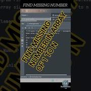 Find Missing Number In Array From 1 To N In Java Simple Logic Explained Coding Numbers
