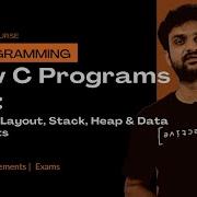 How C Programs Run Memory Layout Stack Heap Data Segments C Programming Lesson 111