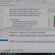 Fix Android Resource Linking Failed In Android Studio