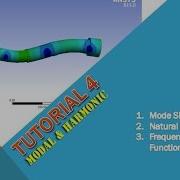Tutorial ANSYS Part 4 Modal Harmonic Analysis