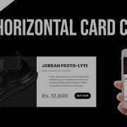 Responsive Horizontal Card Using HTML CSS