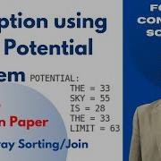 Encryption Using Word Potential ISC Computer Science Practical 2016 Specimen Java Solved
