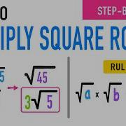Multiplying Square Roots Rule Explained