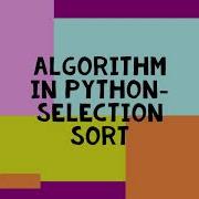 Algorithm In Python Selection Sort Hackerearth Coding