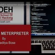 Upgrading From Netcat Shell To Meterpreter Session Hacking Tutorial ISOEH