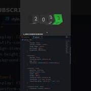 3D Cube Animation Using Pure CSS Creative CSS Animation Shorts Coding Programming