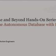 Day One And Beyond Load The Autonomous Database With Data Studio