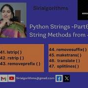 15 Python Strings Part 6 Methods From 41 To 47