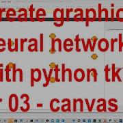 Create Graphical Neural Network With Python Tkinter 03 Canvas