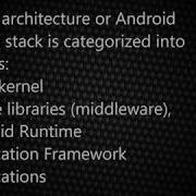 Android Architecture Or Android Software Stack Android Interview Questions