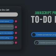 How To Create A To Do List App In Html CSS JS Javascript Project