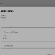 Using The Equation Editor