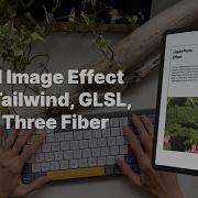 ASMR Coding Image Fluid Effect With Tailwind GLSL React Three Fiber No Talking