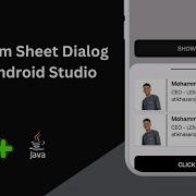 How To Implement Bottom Sheet Dialog In Android Studio Android Bottom Sheet Tutorial