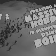 Blender Boids Massive Horde Pt 2