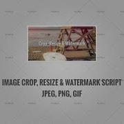 PHP Image Crop Resize And Watermark Script