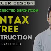 SDD To Construct Syntax Tree SDT Compiler Design